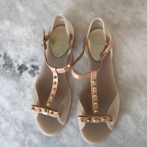 Stuart Weitzman Jelly studded Sandals